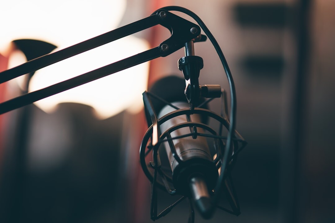 radio host in studio