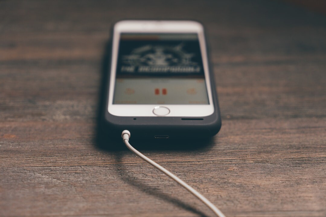 smartphone with radio app